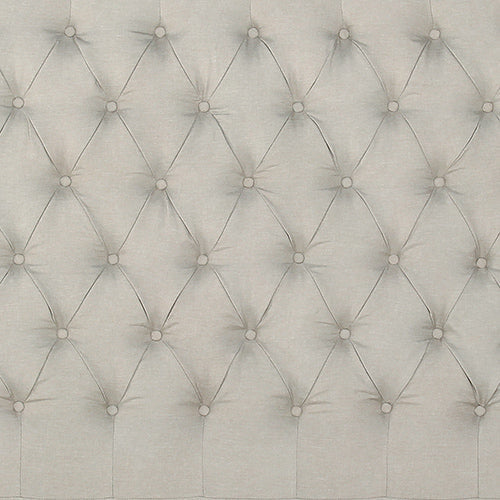 NNEDSZ Bed Head Double Size French Provincial Headboard Upholsterd Fabric Beige-3