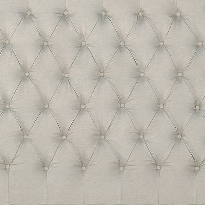 NNEDSZ Bed Head Double Size French Provincial Headboard Upholsterd Fabric Beige-3