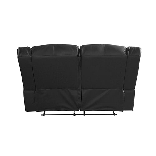 NNEDSZ Seater Recliner Sofa In Faux Leather Lounge Couch in Black-2