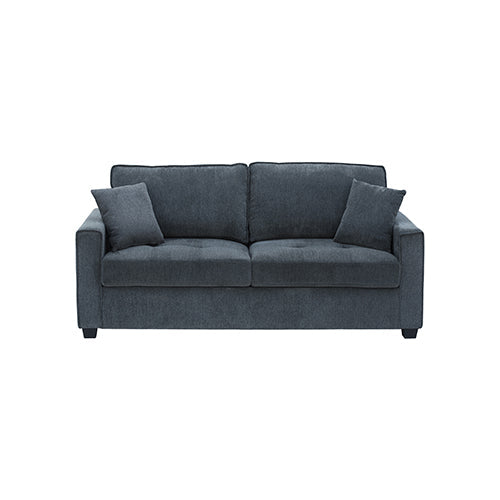 NNEDSZ 2+3 Seater Sofa Set Polyester Charcoal Fabric Multilayer Two Pillows Individual Pocket Spring-1