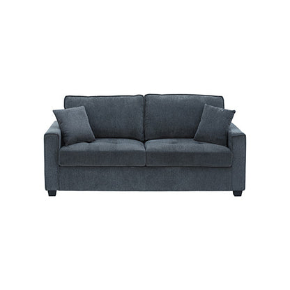 NNEDSZ 2+3 Seater Sofa Set Polyester Charcoal Fabric Multilayer Two Pillows Individual Pocket Spring-1