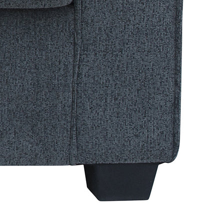 NNEDSZ 2+3 Seater Sofa Set Polyester Charcoal Fabric Multilayer Two Pillows Individual Pocket Spring-4