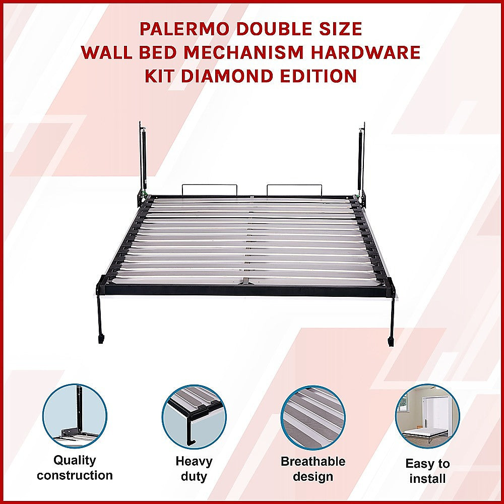 NNEDSZ Palermo Double Size Wall Bed Mechanism Hardware Kit Diamond Edition-2