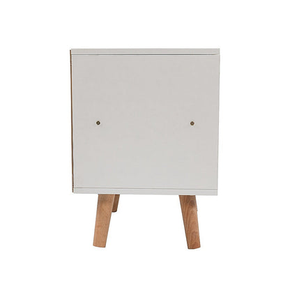 NNEDSZ Bedside Tables Drawers Side Table Nightstand White Storage Cabinet Wood-4