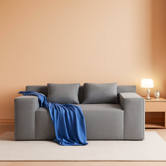 Compact Modern Loveseat Sofa Couch for Small Spaces-0