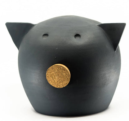 Handmade Ceramic Blackboard Piggy Bank - The Chalk Collection-9