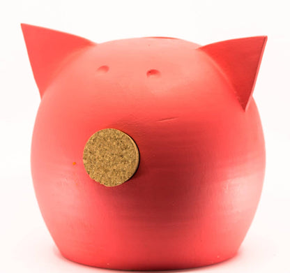 Handmade Ceramic Blackboard Piggy Bank - The Chalk Collection-45