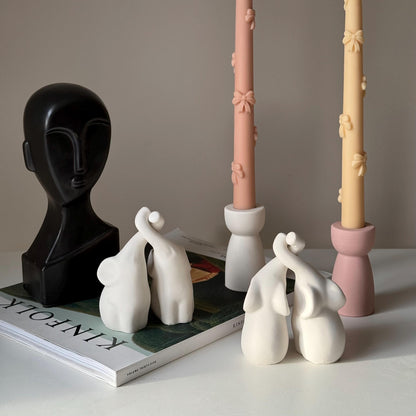 Cute Elefants Couple Stone Decor| Handmade Fun Gift| Cute Decoration| Jesmonite Decoration| Aesthetic Home Decor| Handmade Housewarming Gift-3