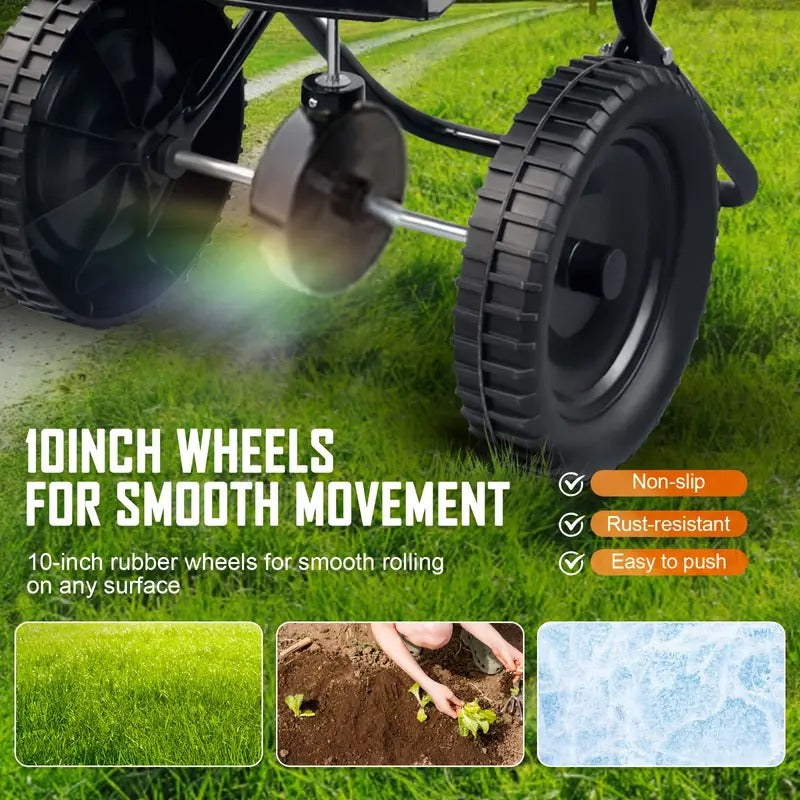 Broadcast Seed Spreader Walk-Behind Fertilizer-4