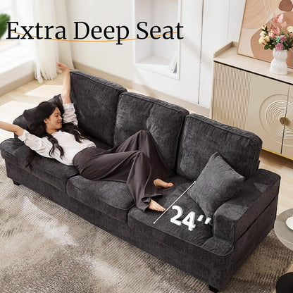 Modern Deep Seat Loveseat Couch for Comfortable Living-3