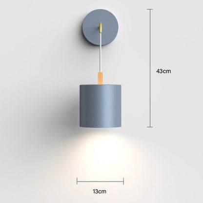 Nordic modern E27 LED wall lamp Creative simplicity sconces light indoor home kitchen bedside bedroom living room decoration-6