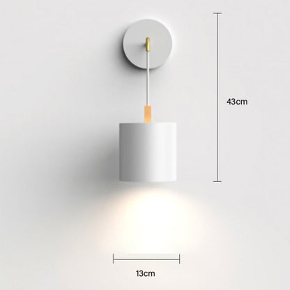 Nordic modern E27 LED wall lamp Creative simplicity sconces light indoor home kitchen bedside bedroom living room decoration-7