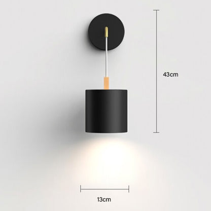 Nordic modern E27 LED wall lamp Creative simplicity sconces light indoor home kitchen bedside bedroom living room decoration-8