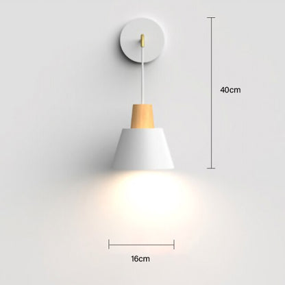 Nordic modern E27 LED wall lamp Creative simplicity sconces light indoor home kitchen bedside bedroom living room decoration-3