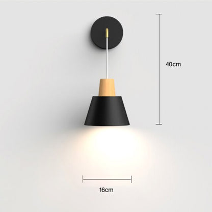 Nordic modern E27 LED wall lamp Creative simplicity sconces light indoor home kitchen bedside bedroom living room decoration-10