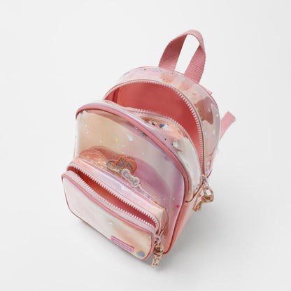 Children’s Solid Color Detail Decoration Quality Backpack-2