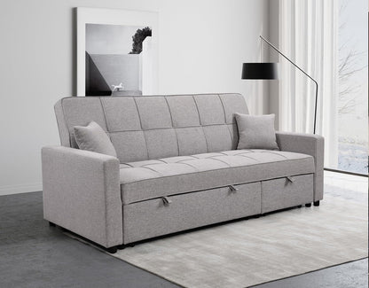 Queen Size Sleeper Sofa Couch with Adjustable Backrest-1