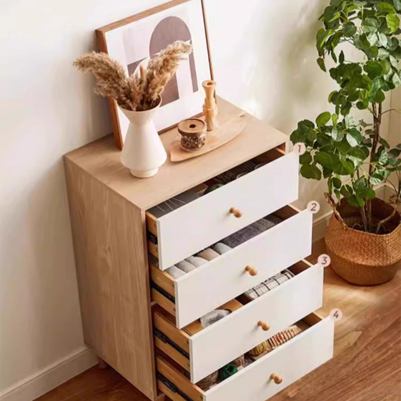 NNETB 4-Drawer Wooden Storage Cabinet-3