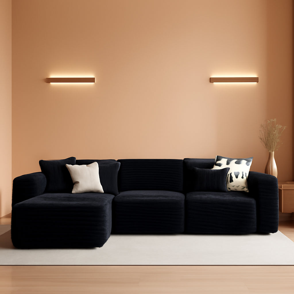 Versatile L Shaped Modular Couch for Living Room-0